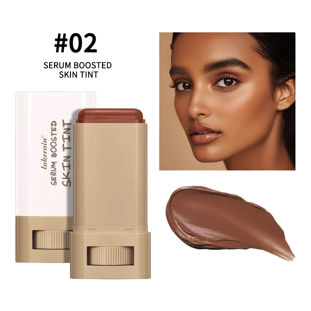 Skin Tint Stick Waterproof Nourishing Solid Tinted Serum Foundation Skin Tint Balm Face Tinted Face Contour Stick Makeup-11