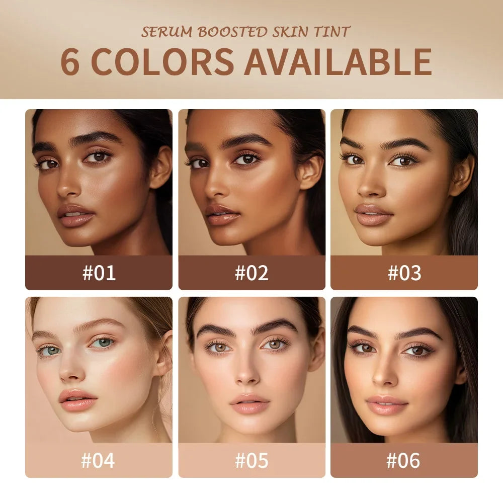 Skin Tint Stick Waterproof Nourishing Solid Tinted Serum Foundation Skin Tint Balm Face Tinted Face Contour Stick Makeup-3