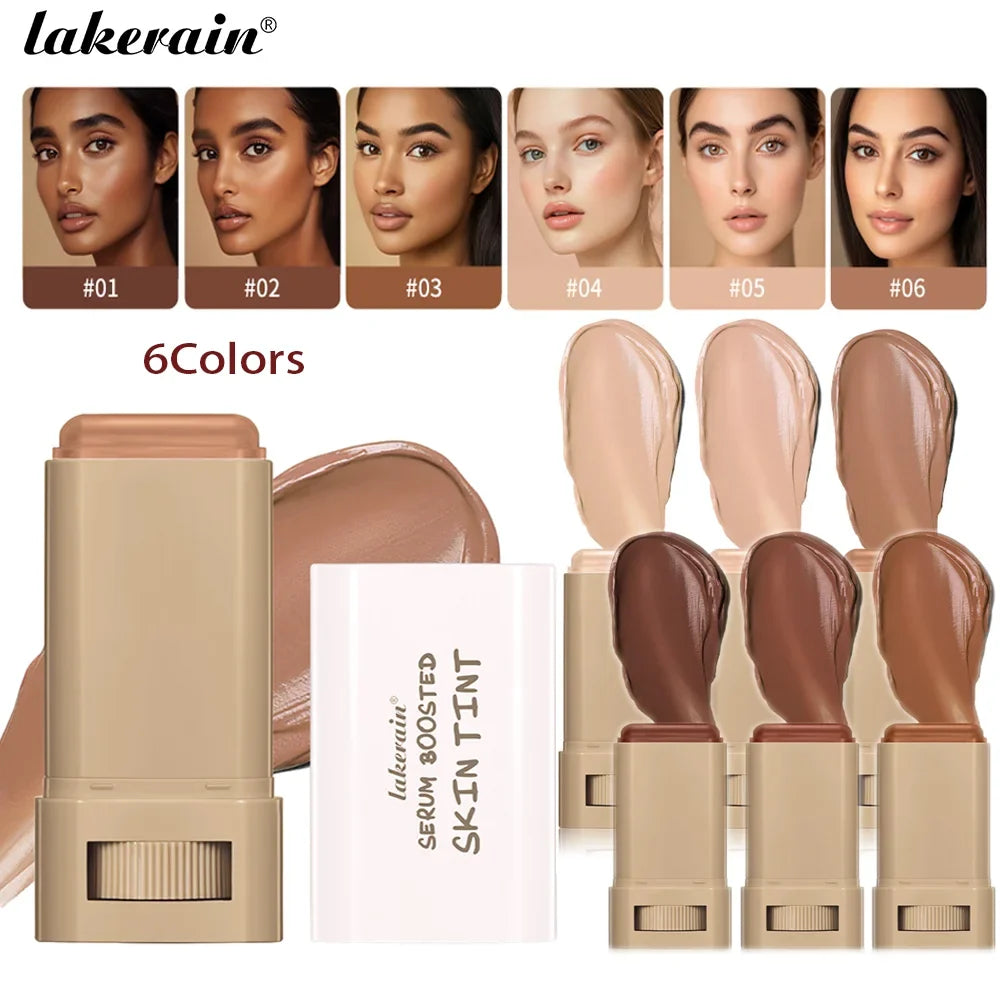 Skin Tint Stick Waterproof Nourishing Solid Tinted Serum Foundation Skin Tint Balm Face Tinted Face Contour Stick Makeup-0