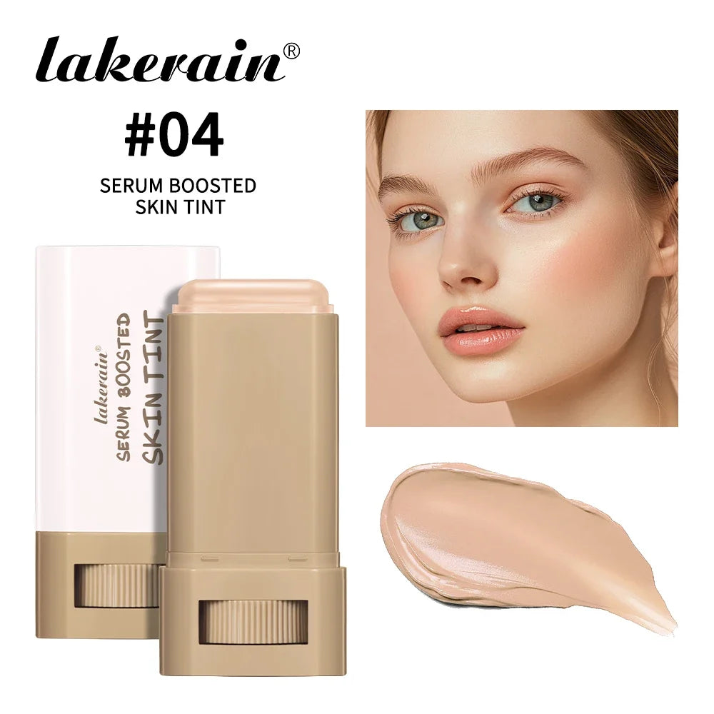 Skin Tint Stick Waterproof Nourishing Solid Tinted Serum Foundation Skin Tint Balm Face Tinted Face Contour Stick Makeup-6
