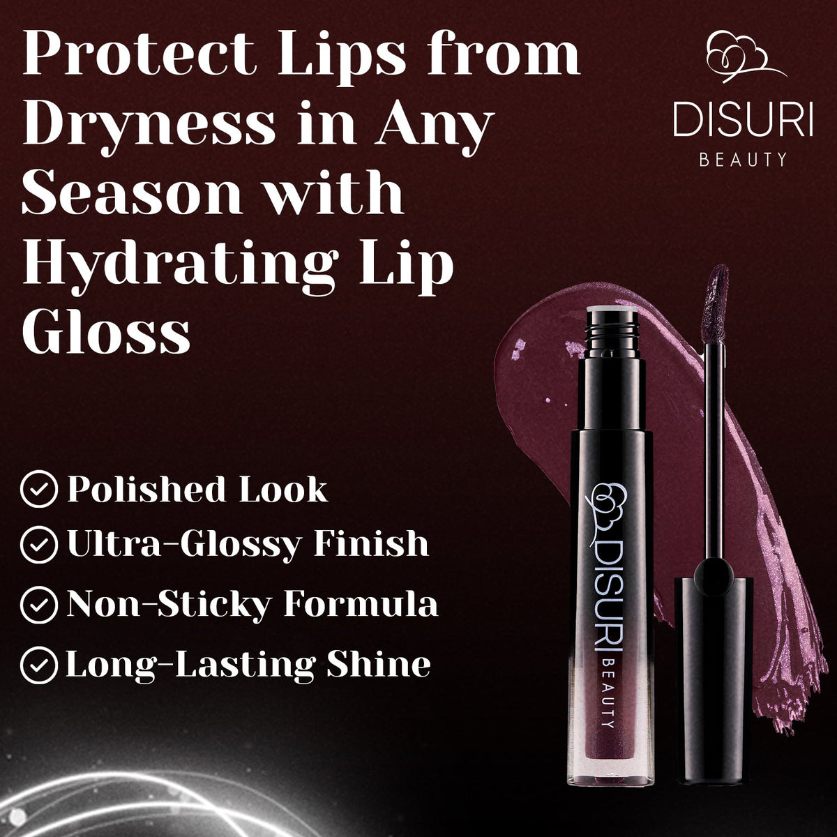 DISURI Beauty Glossy Blast Lip Gloss - Harlem (M72)-2