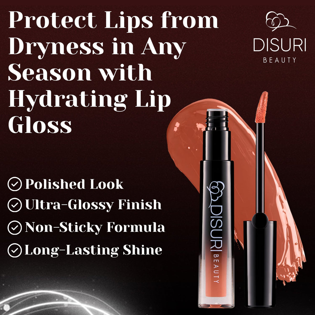 DISURI Beauty Glossy Blast Lip Gloss - Tropical Twist (M34)-3